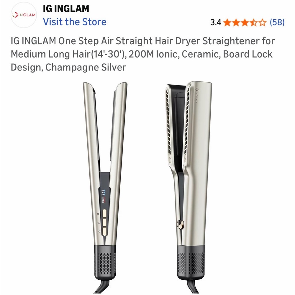 Silver Hair airstrait straigth